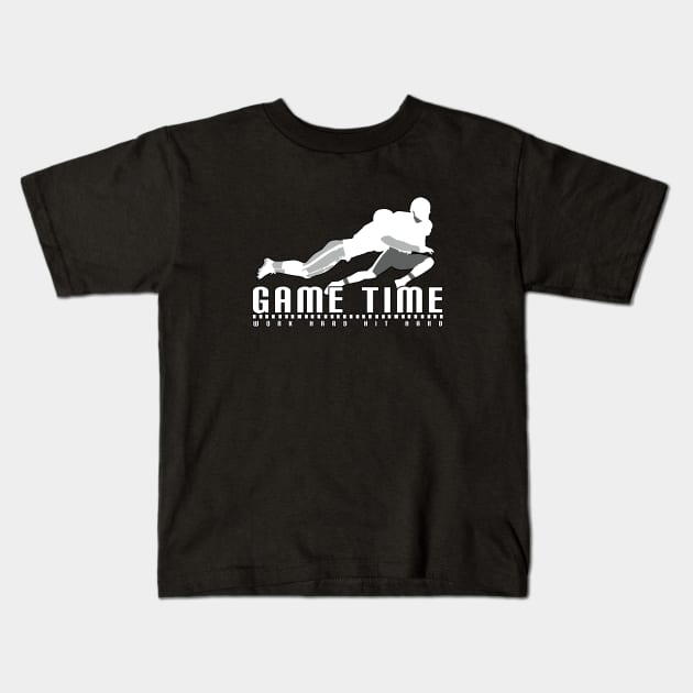 Game Time - Tackle Kids T-Shirt by adamzworld